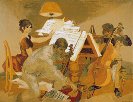 'Le Trio, 1960' by Fontanarosa